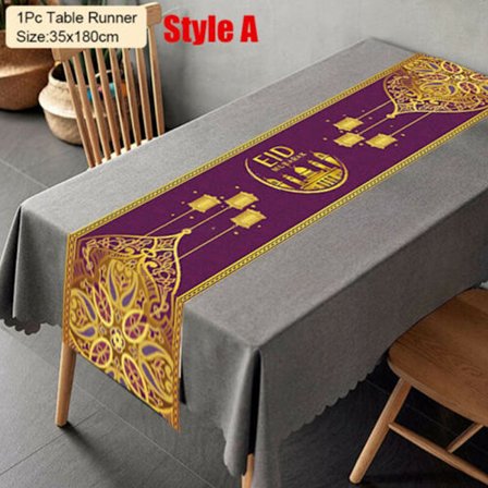 Eid Mubarak Bordslöpare Ramadan för festdekor - high quality