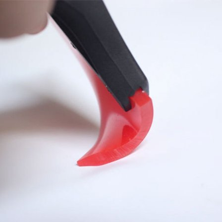 Multifunktionel silikoneskraber til vinduer til badeværelse, brusedørspejl, vindue, glas, brusedør, bilrude, vindueskraber (rød)