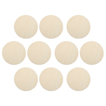 10 kpl pyöreä reikä pyöreä riipus 120mm kestävä turvallinen käyttö yksinkertainen tyyli DIY-käsityöt