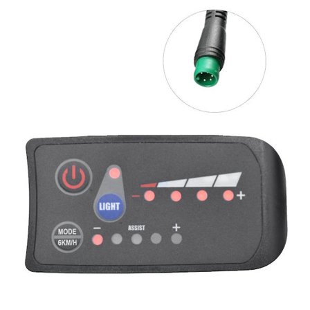 S810 E-cykel Måler LED Display 48V IP65 UART Protokollen til Elcykel Elcykel Måler 5PIN