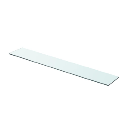 Vidaxl Hyllplan 2 St Glas Genomskinligt 80x12 Cm Transparent