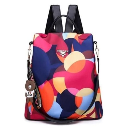 Sac à Dos MTOWSUC 1803 Sac à Dos Kvinde Læder Vandtæt Antistyveri farve