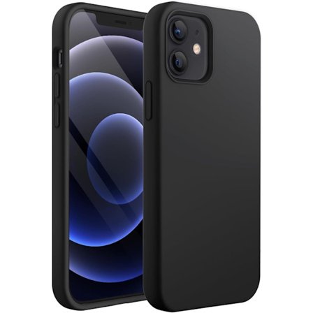 iPhone 12 / 12 Pro Matt Svart Skal