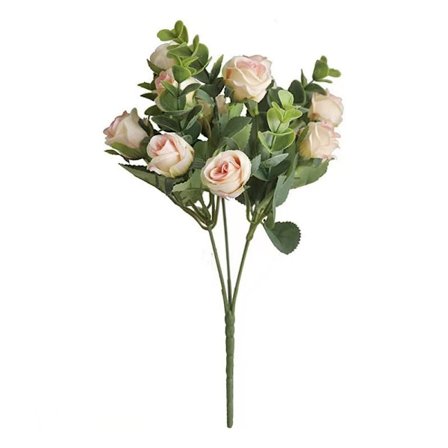 Simulering Rose 5 Branch Artificiell Rose Flower