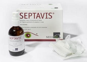 Septavis 50ml + 50 Garze In Tessuto Non Tessuto Sterilii