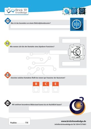 ALLNET Brick"R"knowledge Übungsheft Aufgabenteil Basics 10er Pack