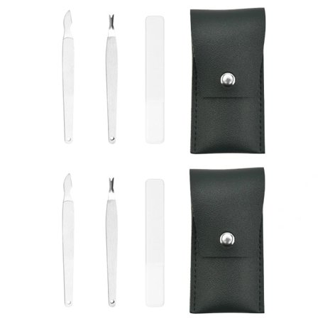 Kiillotusliuska A kynsilakan poistotyökalu kynsien poistoon, harmaalla kiillotusliuskalla kynsien kiillotukseen