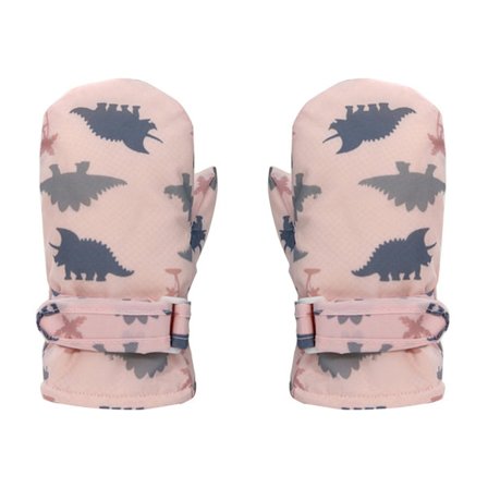 Sarjakuva Dinosaur Kids Lasketteluhanskat Lämpimät ja Luistamattomat Talvi Rukkaset Ulkourheilu Nopeasti Kuivuvat Käsineet Pojille ja Tytöille