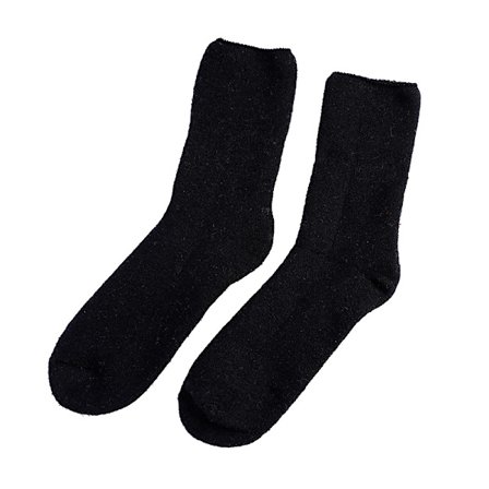 Løse sokker, vinterfløyel fortykkede herre- og damesokker, sokker for middelaldrende og eldre, varme sokker (4 par)