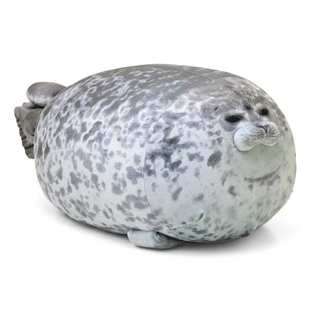 Het 60 cm Sel Dyrekudde, Knubbiga Blobbar Selkudde Søt Sel Kosedyr Bomull Plysjleketøy Puter Komfortable Myke Sel Kramputer Ryggputer