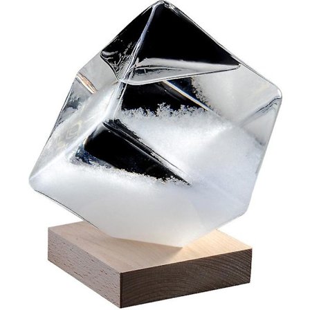 Stormglasbarometer Vattenkub Väderprognos Glasprognoser Flaska Skrivbordsdekoration (FMY)