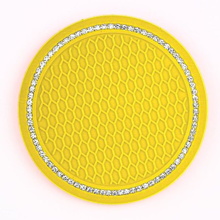 Diamant Strass Bilunderlägg Vattenkopp Fack Halkfri Matta Silikondyna Kopphållare Matta Biltillbehör Bling Bil Interiörtillbehör - Halkfri Matta