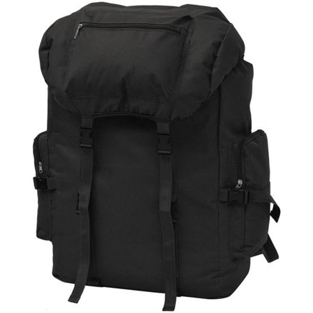 VidaXl Arméryggsäck 65 Lsvart - Litenleker