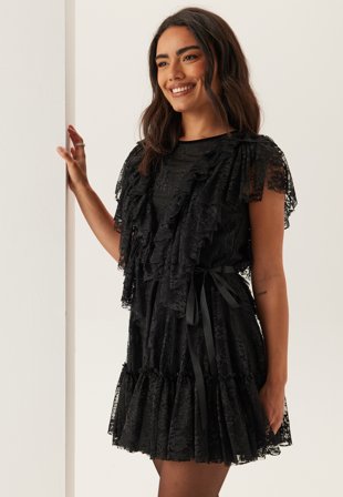 Ida Sjöstedt - Leticia Dress - Black - Kläder - - Bubbleroom