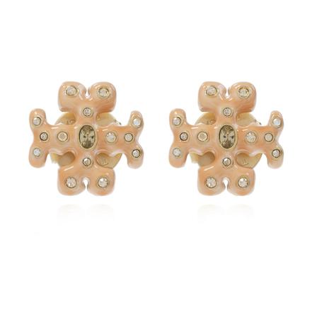Tory Burch, Roxanne earrings Geel, Dames, Maat:ONE Size