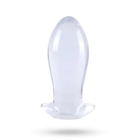 Eggplay Clear Transparent Plug 16,5 cm - Vuxen.se - Stor butt plugg, stor dildo