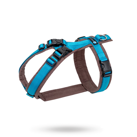Anny-X - Anny-X Open Fun Hundsele Brun/Petrol - Hundsele- För stora hundar