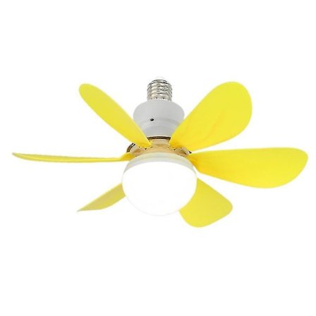 Takvifte med lys 2-i-1 Ac86v-265v 110v 220v Lysekronevifte for innendørs kontor