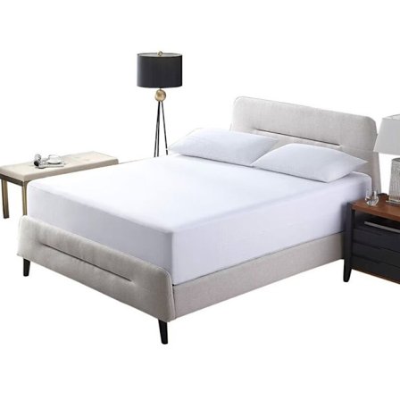 Vanntett madrassbeskytter 80 x 200 x 30 cm, Premium madrassbeskytter, Anti-støv madrassbeskytter hvit