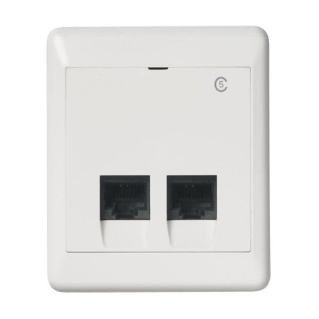 ELKO Nettverkskontakt 2xKat.5 UTP påvegg