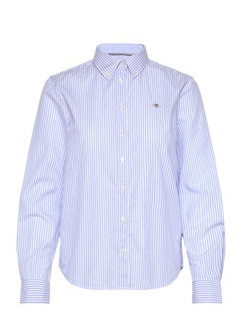 GANT | Reg Poplin Banker Striped Shirt | 42
