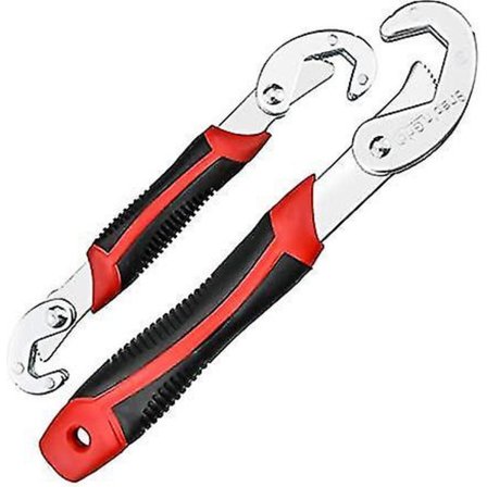 2 Justerbare Nøkler Multifunksjonell Universal Rask Snap N Grip