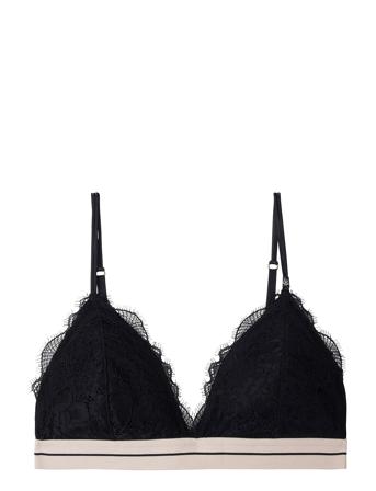 Darling Lace Lingerie Bras & Tops Soft Bras Triangle Bras Svart Love Stories