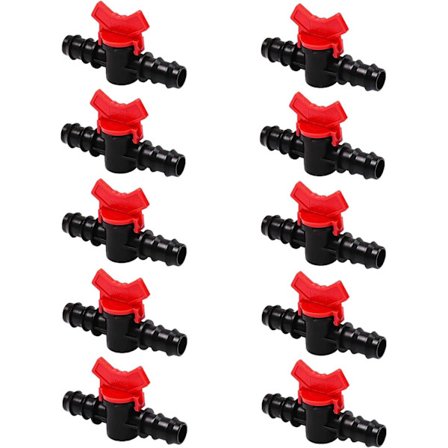 10 stk. Slange Hagekran, Slange Vanning Ventil, Plast Hage