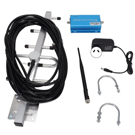 Matkapuhelinsignaalin vahvistin MINI GSM980 5 yksikköä 10m kaapeli Pieni antenni (F-liitäntä)