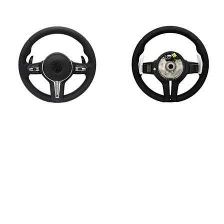 Kolfiberläder Sport Racing Ratt, Diskkropp, Kompatibel med BMW-modeller,Läder M5