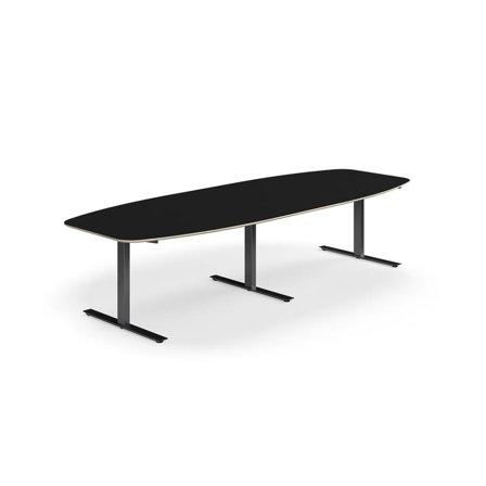 Konferenztisch NOVUS, 3200x1200 mm, schwarz