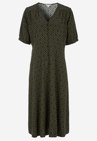 Cellbes of Sweden - Mönstrad klänning - grön / mönstrad - för damer - 46/48