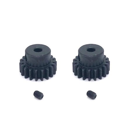 2 stk. 19T Motordrev Pinion Gear til Wltoys 144002 Børsteløs Rc Bil