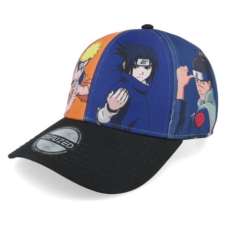 Difuzed - Naruto Orange/Blue/Red/Grey/Black Adjustable Adjustable Multi Cap - @ Hatstore