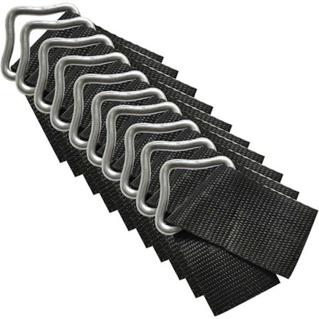 Trampolin Trekantet Spænde, 10stk Trekantede Ringe V-Ringe Spænde, Høj Erosionsmodstand Metal Trekantet Spænde til Trampolin Udskiftning Reparation