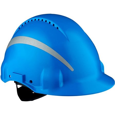 3M G3000 Skyddshjälm med reflexer Blå, Personligt skydd