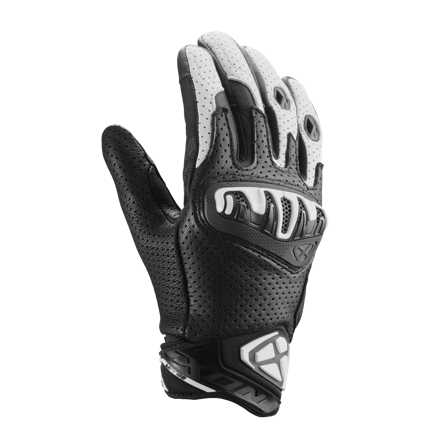 Ixon Mirage Leather MC Gloves Black/White M