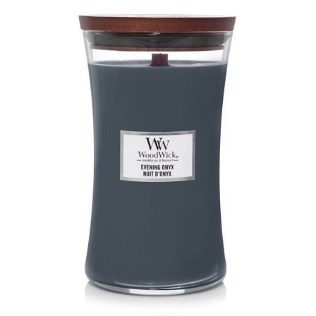 Woodwick Hourglass Candles Evening Onyx 609g - Candela Profumata