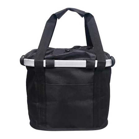 Sammenklappelig cykelkurv til små kæledyr (katte, hunde), frontmonteret styrkurv, hurtig installation og nem adgang.