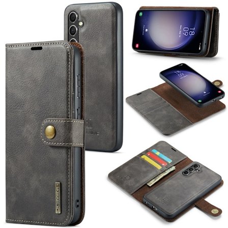 DG.MING 2-in-1 Magnet Wallet Samsung Galaxy A16 Brown