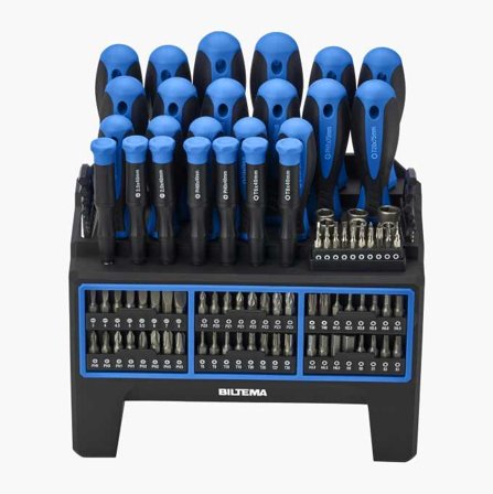 Bits- och skruvmejselsats 114 delar