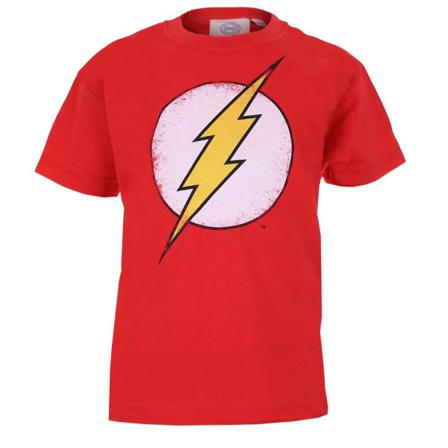 The Flash Boys Distressed Logo T-shirt 4-5 År Röd/vit/yell