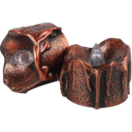 Elektronisk Lys Halloween Lys Juledekoration Led Elektronisk Lys 1 Sæt Brun