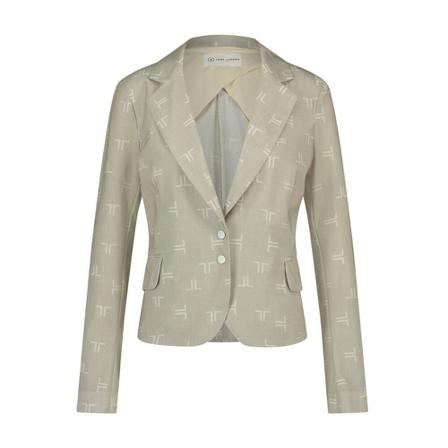 Jane Lushka, Blazer Atina Technical Jersey Beige, Dames, Maat:L