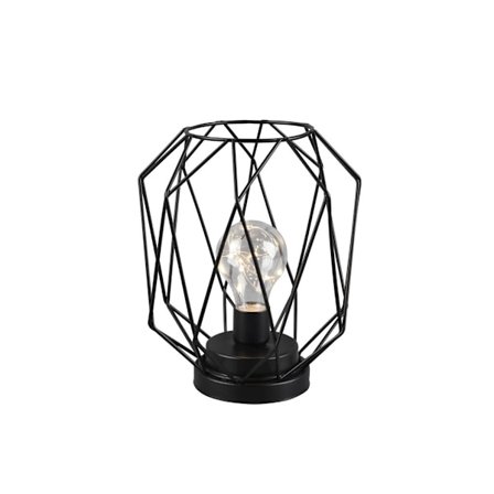 Liten LED-bordslampa med batteri Industrial Dot Matrix-lampa