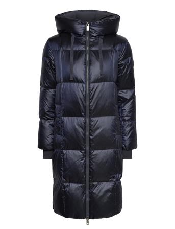 MOS MOSH Mmnova Metallic Down Jacket Marinblå