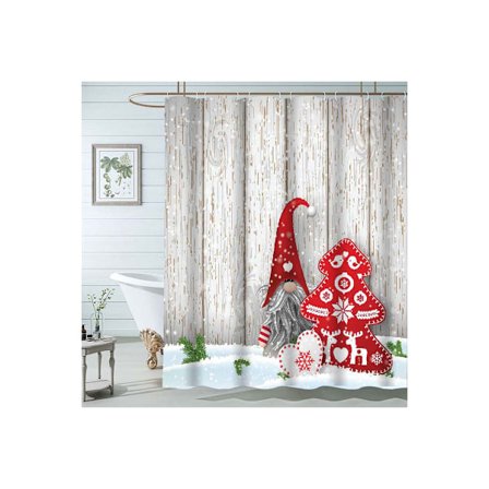 Jul Duschdraperi Praktiska Badrums Julartiklar Duschdraperi 180*180-SY08