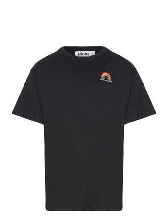 Riley T-shirts Short-sleeved Svart Molo*Betinget Tilbud