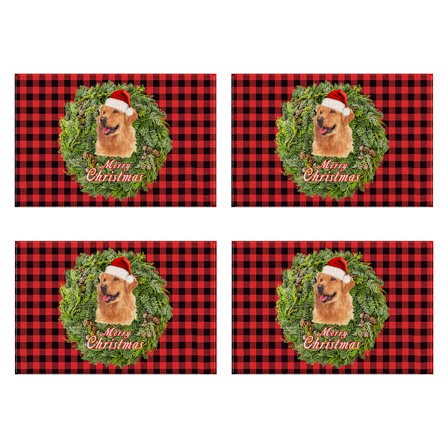 God Jul Vintersnöunderlägg, halkfri värmebeständig