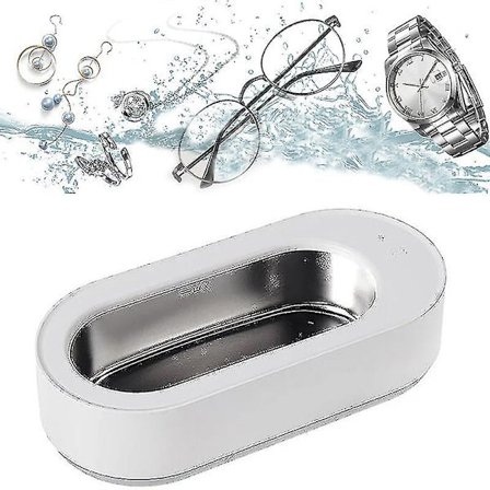 Ultraäänipesukone 45000hz Korkeataajuuksinen värähtelypesu silmälaseille hammasproteeseille